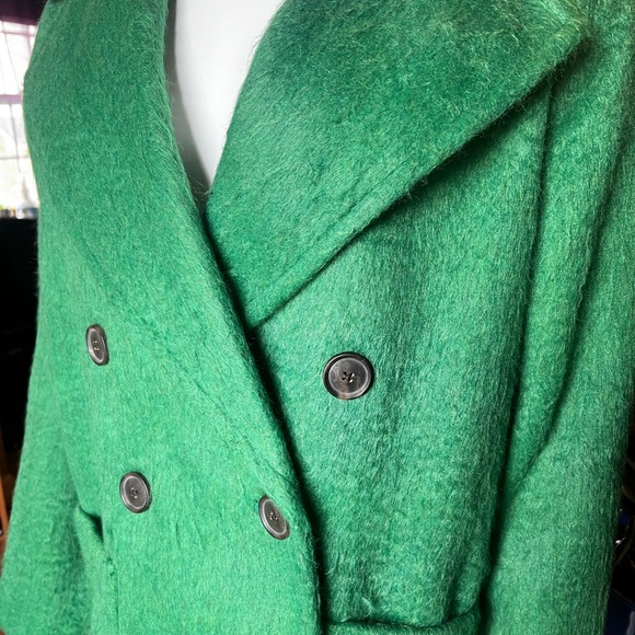 A New Day fuzzy peacoat 💚 NWT - Picture 2 of 3